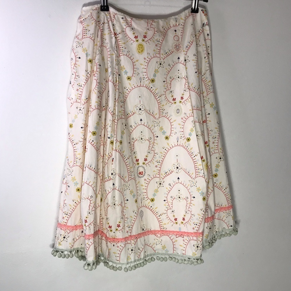 Cynthia Steffe Adorable Coquette Pastel Multicolor Skirt No Sz Tag- W13.5", L24" - Picture 5 of 9